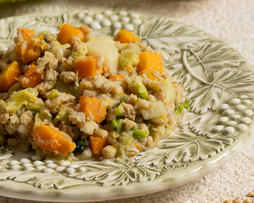 Orzotto cremoso ai carciofi