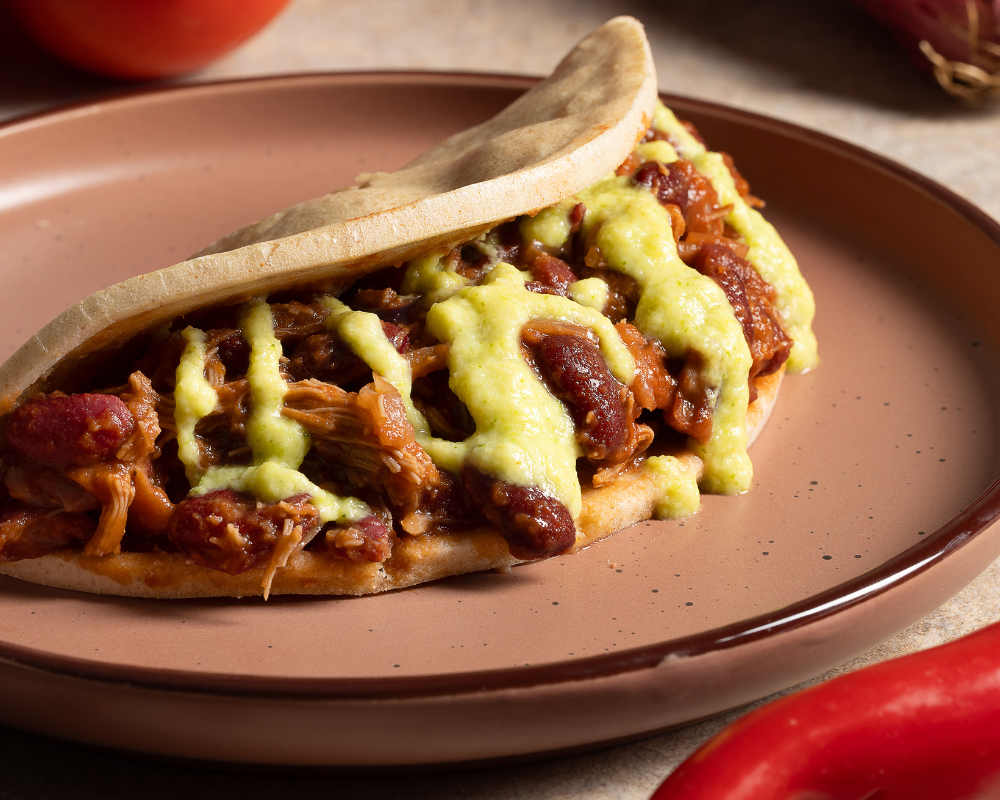 Wrap tex mex con chili al wasabi