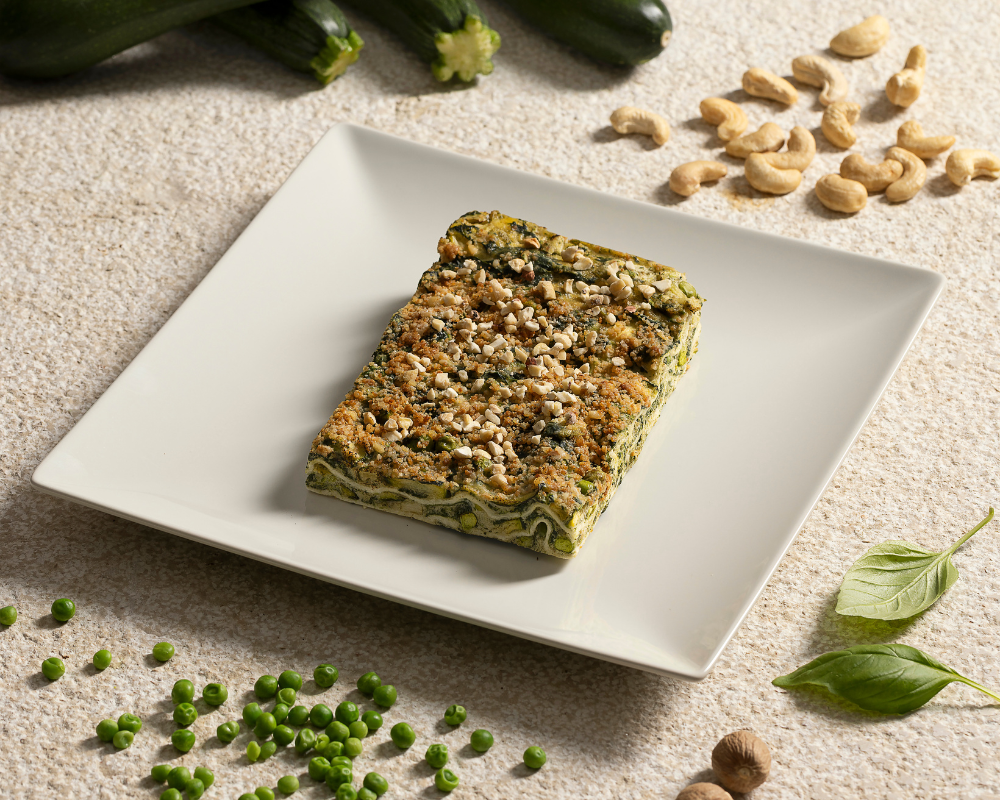 Lasagnetta verde pesto e zucchine