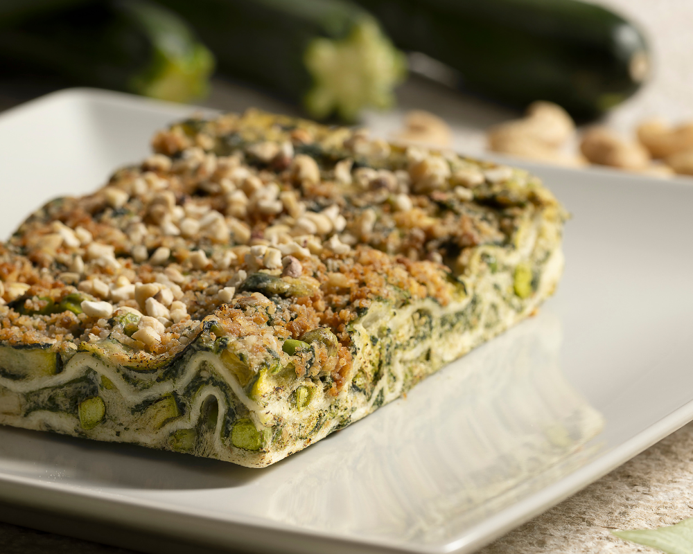Lasagnetta verde pesto e zucchine