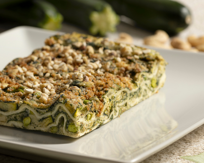Lasagnetta verde pesto e zucchine