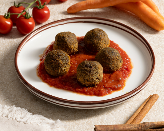 Polpette di lenticchie al sugo