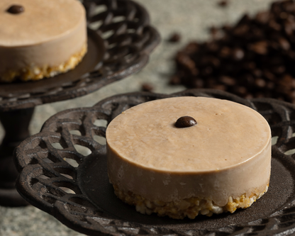 Cremoso al caffè con crumble di cereali