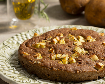 Focaccia rustica con patate e rosmarino