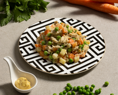 Veggie pulled chicken salad