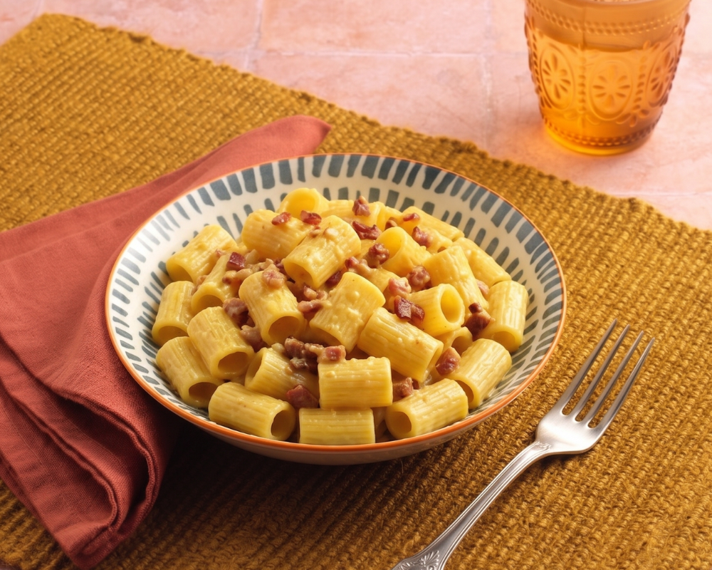 Pasta alla carbonara vegetale