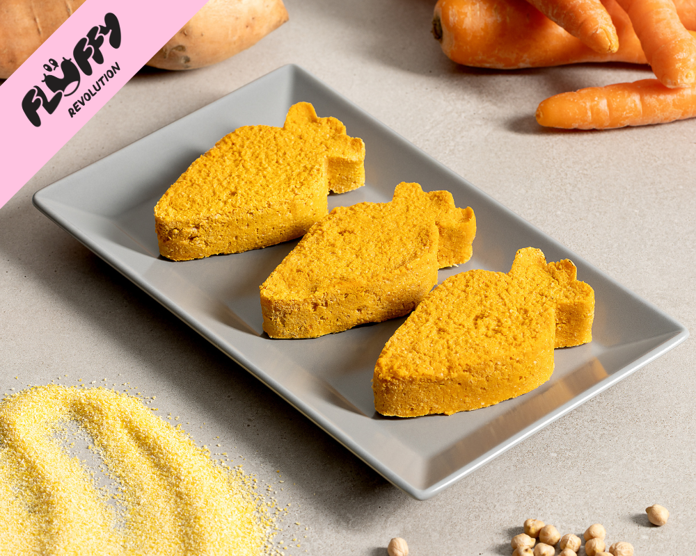 Carota burger con batata e ceci