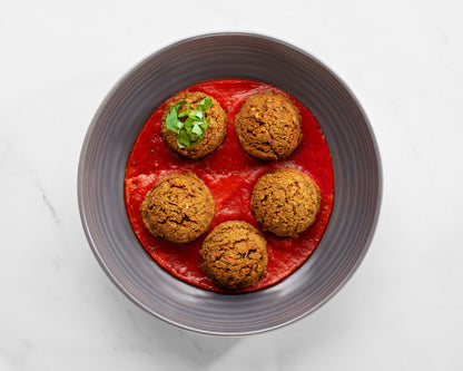 Polpette di lenticchie al sugo