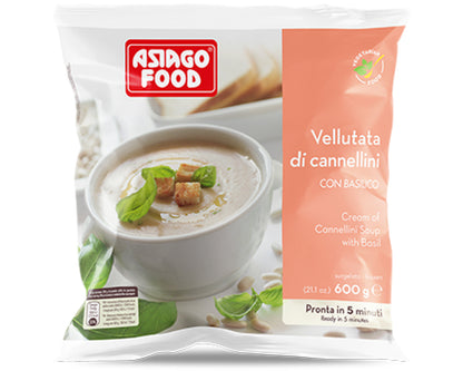 Vellutata di cannellini con basilico