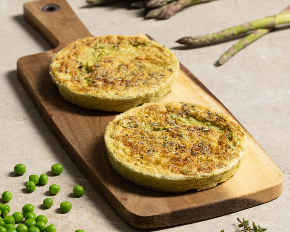 Frittatina verde con asparagi e fave