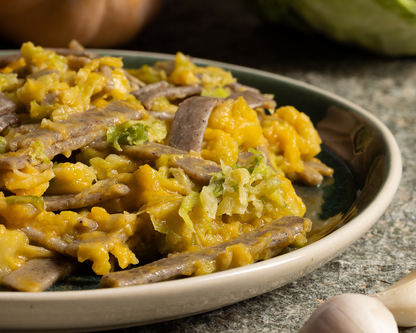 Pizzoccheri cremosi alla zucca